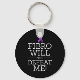 Fibro kommer inte att svika mig Fibromyalgia Aware Nyckelring