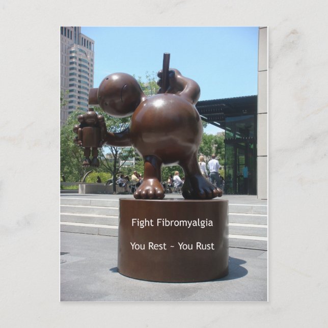 Fibro slagsmål vykort (Framsida)