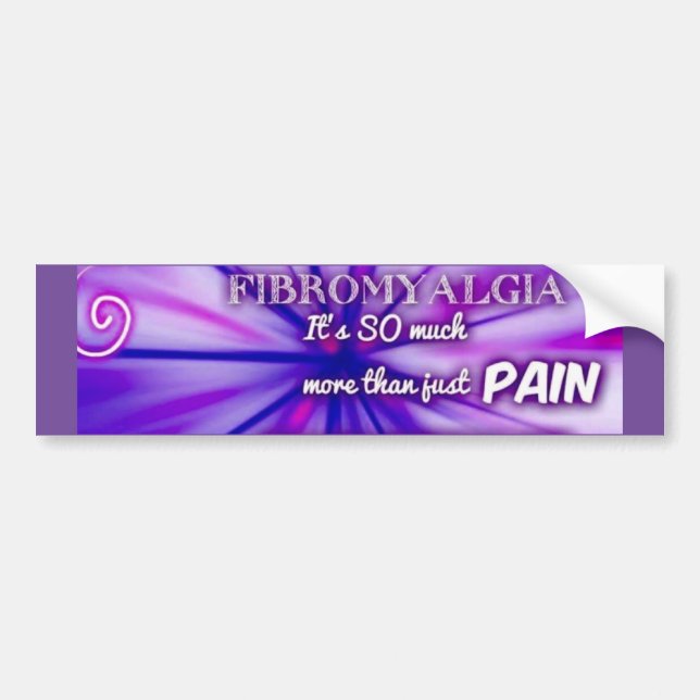 Fibro smärta bildekalet bildekal (Framsidan)