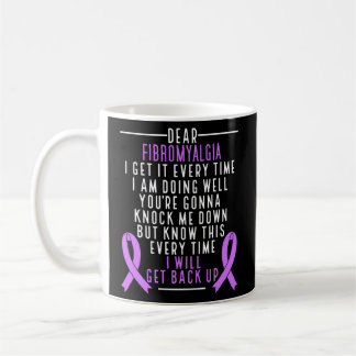 Fibro Warrior jag ska ta upp Fibromyalgia Awar Kaffemugg