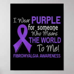 Fibromyalgi för någon som Elak världen till M Poster