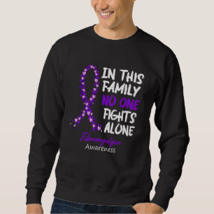Fibromyalgi Medvetenhet i den här familjen strider Lång Ärmad Tröja