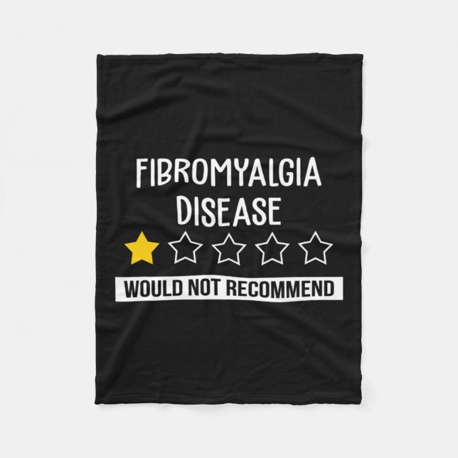 Fibromyalgi skulle inte rekommendera anfallsläkare fleecefilt (Framsidan)
