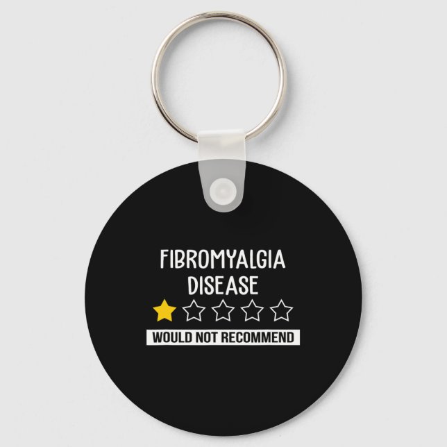 Fibromyalgi skulle inte rekommendera anfallsläkare nyckelring (Framsida)