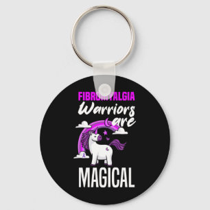 Fibromyalgi Warriors är Magic Unicorn Fibromya Nyckelring