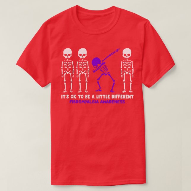 Fibromyalgia är medveten om att det är okej att va t shirt (Design framsida)