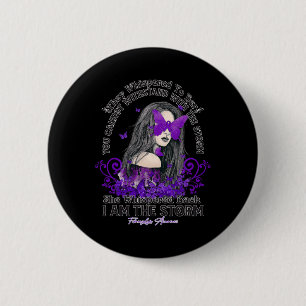 Fibromyalgia Awareness är stormen butterfly rib Knapp