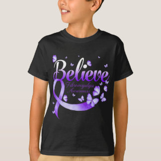Fibromyalgia Awareness Butterfly 1 T Shirt