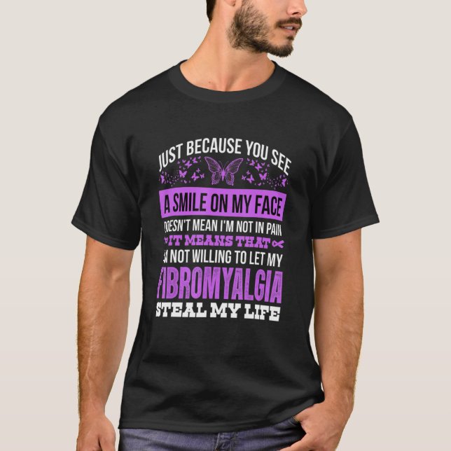 Fibromyalgia Awareness Fibromyalgia Pain Awareness T Shirt (Framsida)