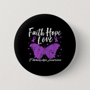 Fibromyalgia Awareness Lila Butterfly Fibro Warr Knapp