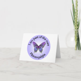 Fibromyalgia Awareness notecard - lägg till dina e Kort