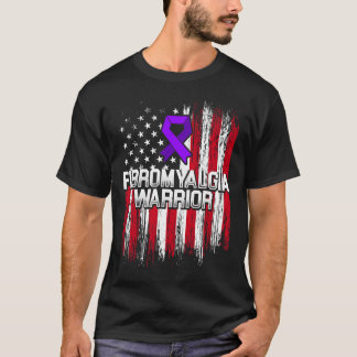 Fibromyalgia Awareness Survivor Proud Warrior T Shirt