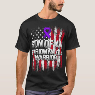 Fibromyalgia Awareness Survivor Son Warrior 4 T Shirt