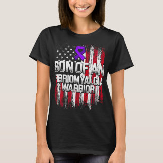 Fibromyalgia Awareness Survivor Son Warrior 4 T Shirt