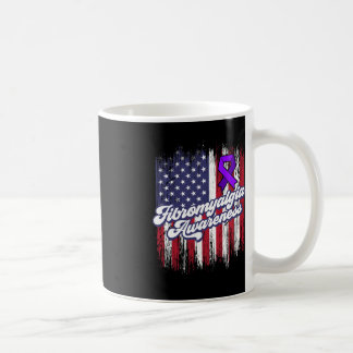 Fibromyalgia Awareness Survivor Woman Warrior Kaffemugg