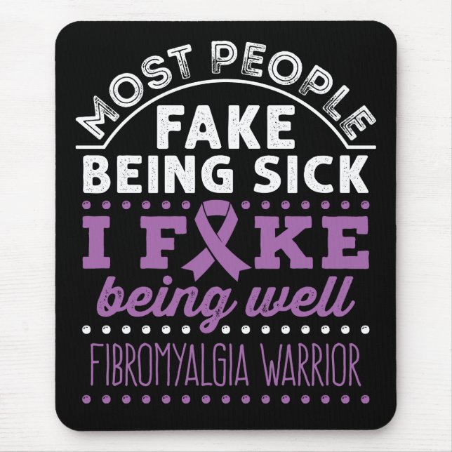 Fibromyalgia Awareness Warrior Fake Good Musmatta (Framsidan)