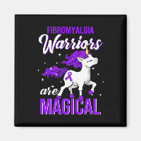 Fibromyalgia Awareness Warrior Roligt Unicorn