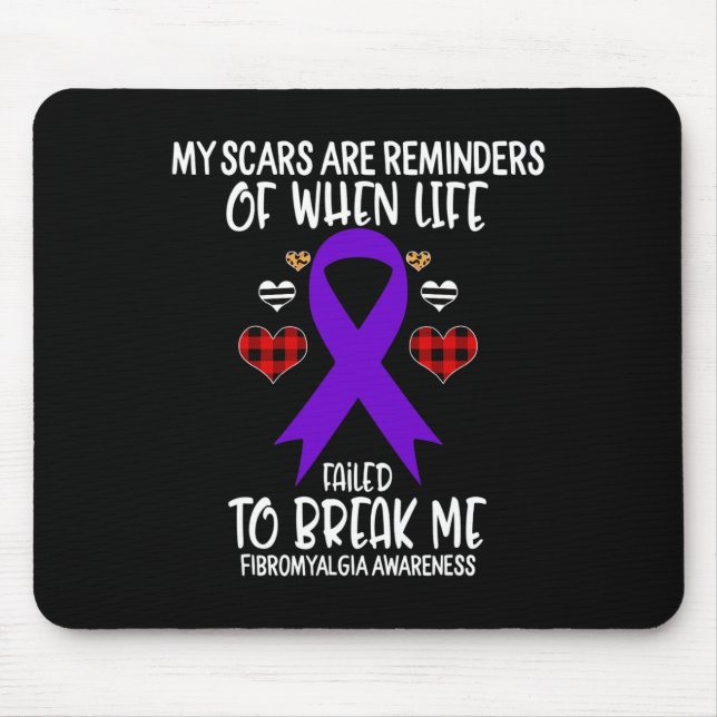 Fibromyalgia Awareness Warrior Scars Reminders Lif Musmatta (Framsidan)