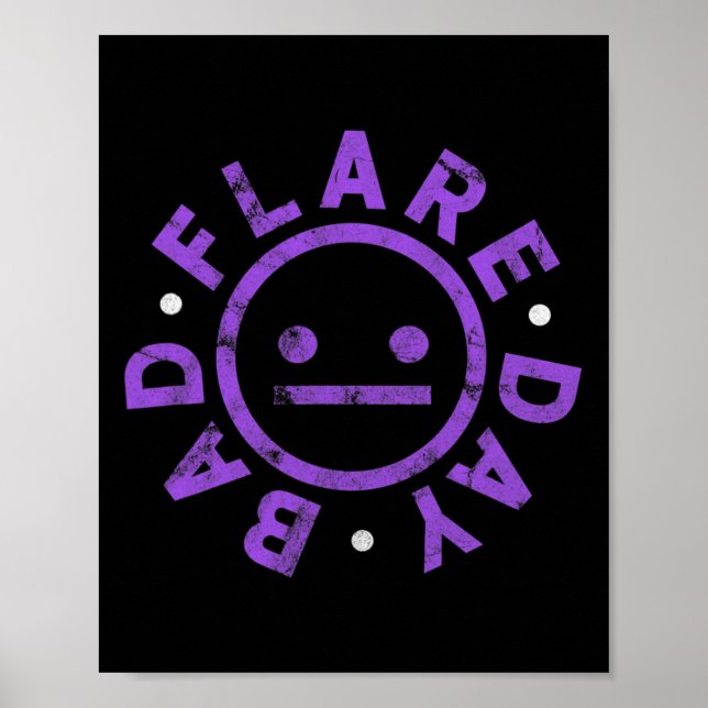 Fibromyalgia Bad Flare Day Chronic Pain Fibro Warr Poster (Framsidan)
