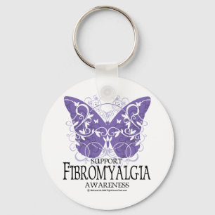 Fibromyalgia Butterfly Nyckelring