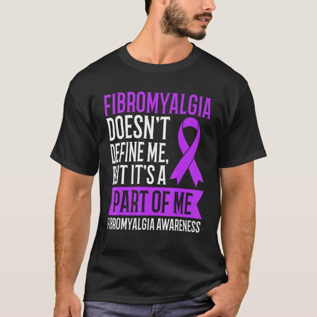 Fibromyalgia definierar mig inte, men det är en de t shirt (Framsida)