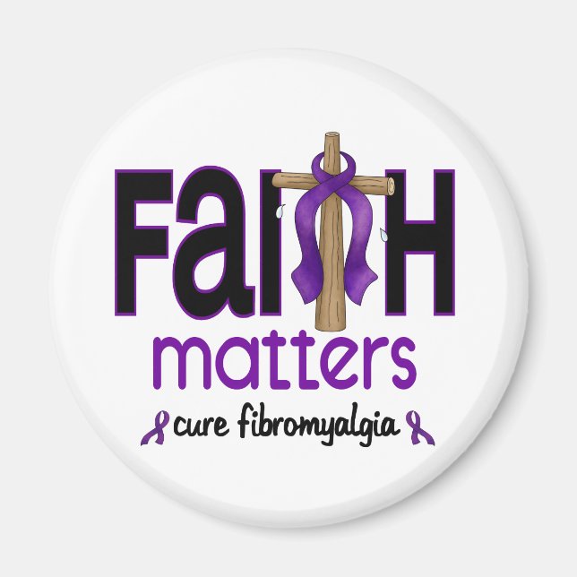 Fibromyalgia Faith Matters Kor 1 Magnet (Framsidan)