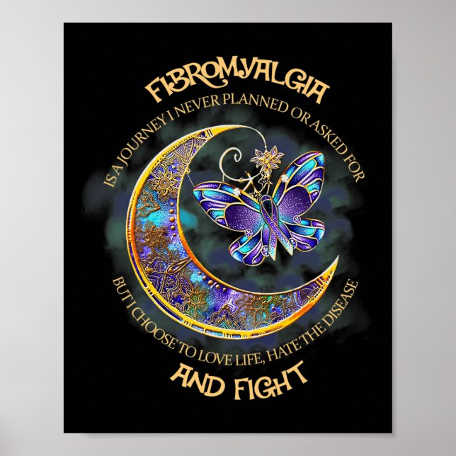Fibromyalgia - Fibromyalgia Awareness 1 Poster (Framsidan)