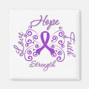 Fibromyalgia för styrka för hopptrokärlek magnet
