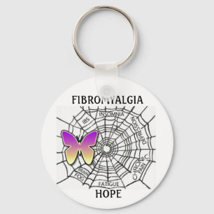 FIBROMYALGIA KEYCHAIN OF HOOPE NYCKELRING