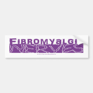 Fibromyalgia kommer på min Nerves Bumper Sticker Bildekal