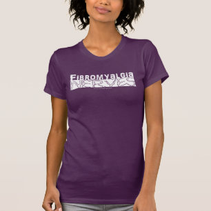 Fibromyalgia kommer på min Nerves vita grafik T Shirt
