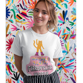 Fibromyalgia-krigaren fibro sjukdom osynlig smärta t shirt