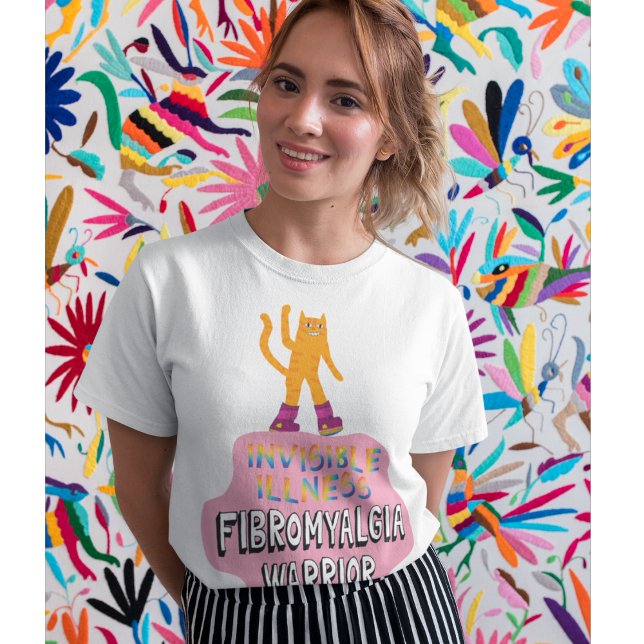 Fibromyalgia-krigaren fibro sjukdom osynlig smärta t shirt (Skapare uppladdad)