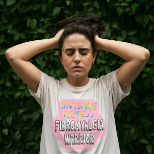 Fibromyalgia-krigaren fibro sjukdom osynlig smärta t shirt