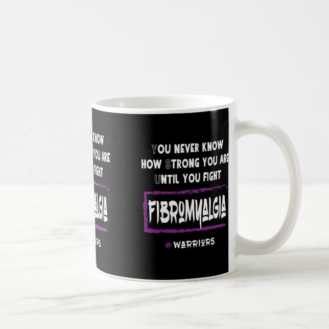 Fibromyalgia Medvetenhet 2 Kaffemugg (Höger)