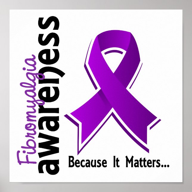Fibromyalgia Medvetenhet 5 Poster (Framsidan)