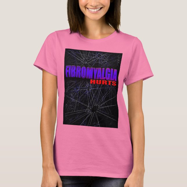 Fibromyalgia Ontr T Shirt (Framsida)