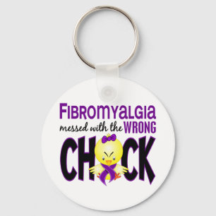Fibromyalgia röra med den fla chicken nyckelring