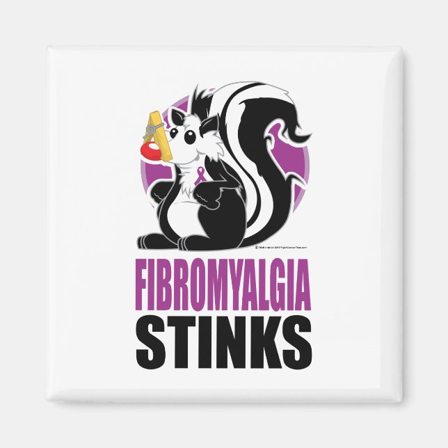 Fibromyalgia Stinks Magnet (Framsidan)