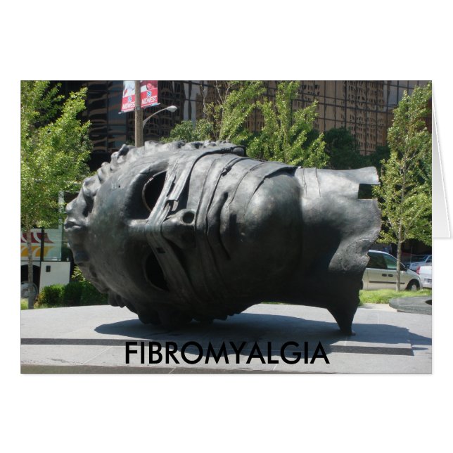 FIBROMYALGIA- TAKE ASPIRIN HÄLSNINGSKORT (Framsidan Horizontal)