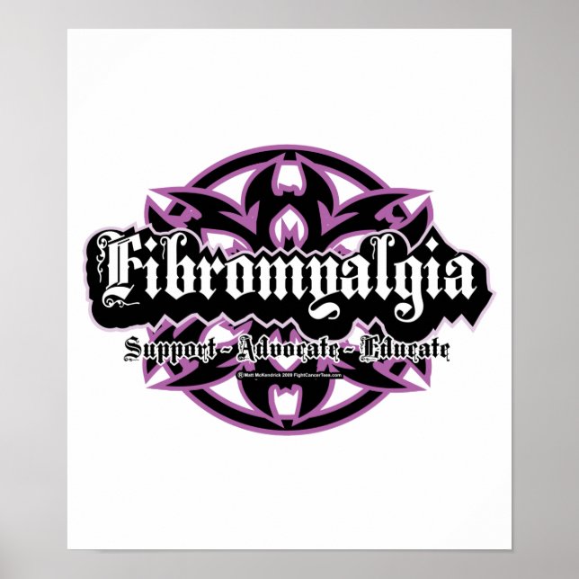 Fibromyalgia Tribal Poster (Framsidan)