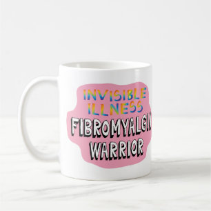 Fibromyalgia Warrior Awareness Disability fighter Kaffemugg