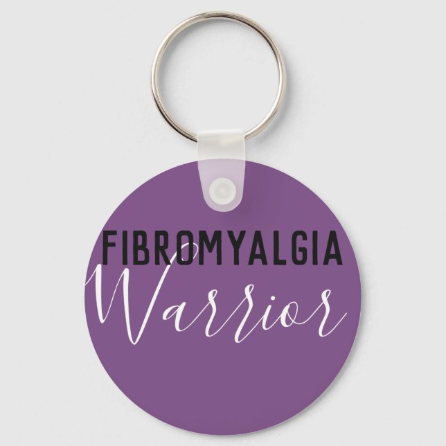 Fibromyalgia Warrior Nyckelring (Framsida)