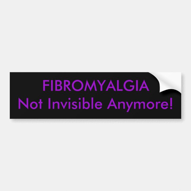 Fibromyalgiabildekal Bildekal (Framsidan)