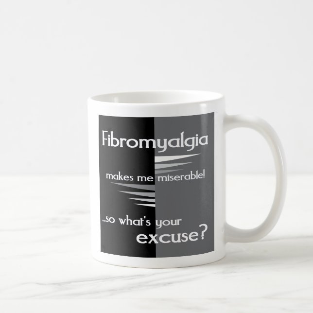 Fibromyalgiaen gör mig bedrövlig… kaffemugg (Höger)