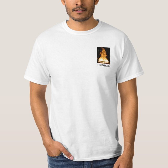 FIBROMYALGIAEN ORSAKAR KRONISKT SMÄRTAR T SHIRT (Framsida)