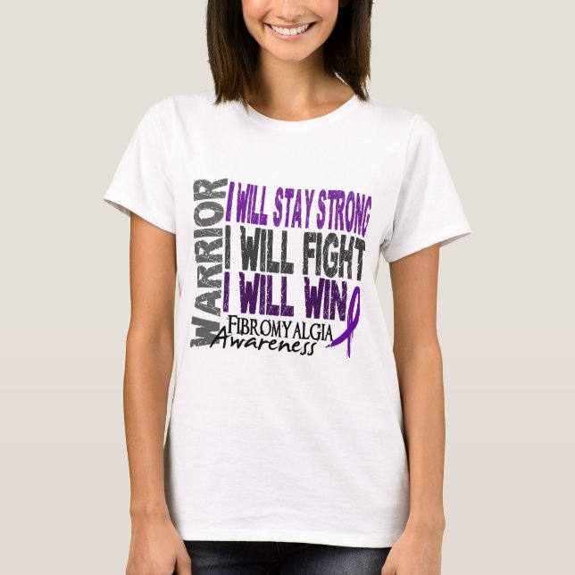 Fibromyalgiakrigare T-shirt (Framsida)