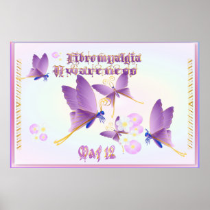 Fibromyalgiamedvetenhet Poster