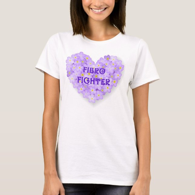FibromyalgiamedvetenhetT-tröja T Shirt (Framsida)