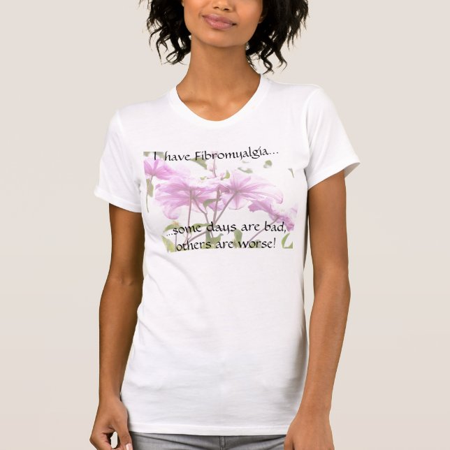 Fibromyalgiautslagsplatsskjorta Tee (Framsida)